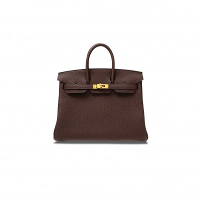 HERMES MASTER BIRKIN 25 CHOCOLATE BAG BK250GTGGP (25*20*13cm)